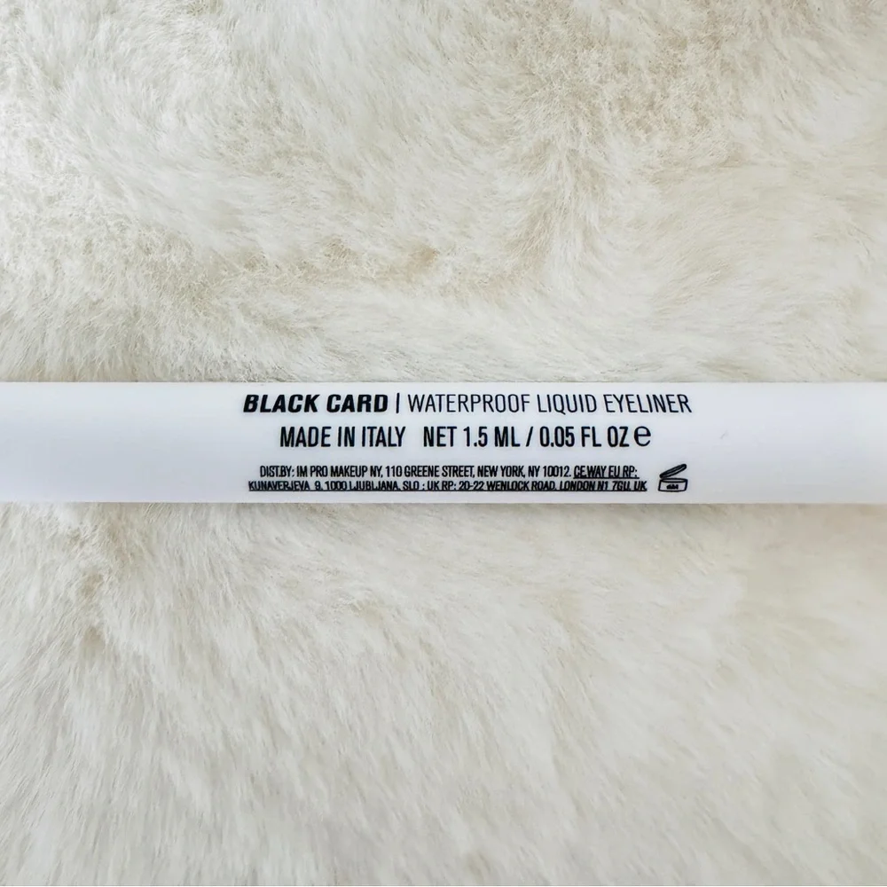 Il Makiage Waterproof Black Liquid Eyeliner - NIB